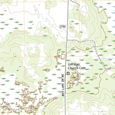 United States Geological Survey Federal Dam, MN (2022, 24000-Scale) digital map
