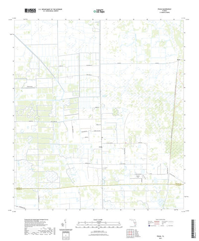 United States Geological Survey Felda, FL (2021, 24000-Scale) digital map