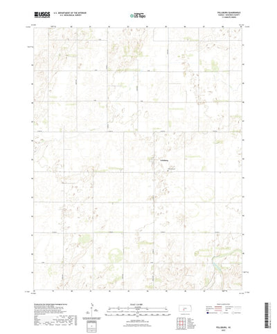 United States Geological Survey Fellsburg, KS (2022, 24000-Scale) digital map