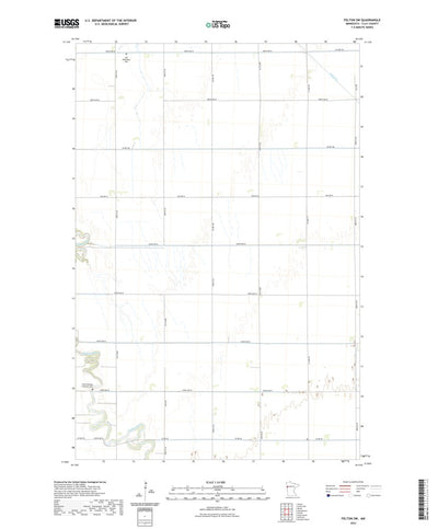 United States Geological Survey Felton SW, MN (2022, 24000-Scale) digital map