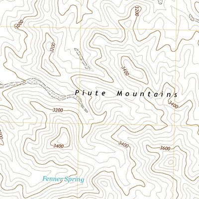United States Geological Survey Fenner Spring, CA (2021, 24000-Scale) digital map