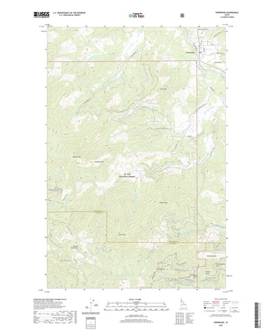 United States Geological Survey Fernwood, ID (2020, 24000-Scale) digital map