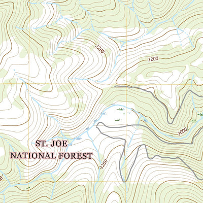 United States Geological Survey Fernwood, ID (2020, 24000-Scale) digital map