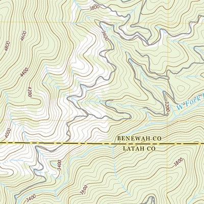United States Geological Survey Fernwood, ID (2020, 24000-Scale) digital map