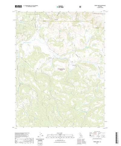 United States Geological Survey Ferris Creek, CA (2021, 24000-Scale) digital map