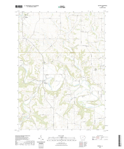 United States Geological Survey Festina, IA (2022, 24000-Scale) digital map