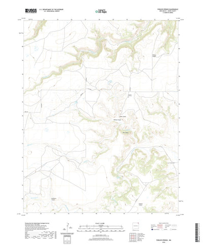 United States Geological Survey Fiddler Springs, NM (2020, 24000-Scale) digital map
