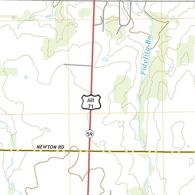 United States Geological Survey Fidelity, MO (2021, 24000-Scale) digital map