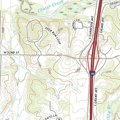 United States Geological Survey Fidelity, MO (2021, 24000-Scale) digital map