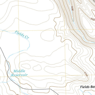 United States Geological Survey Fields Basin, OR (2020, 24000-Scale) digital map