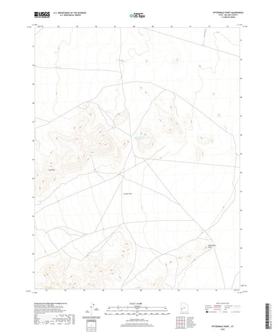 United States Geological Survey Fifteenmile Point, UT (2020, 24000-Scale) digital map