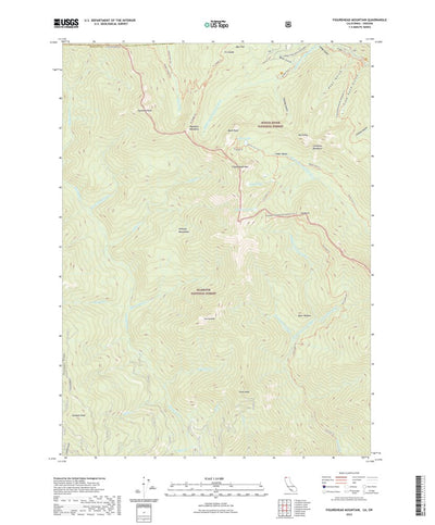 United States Geological Survey Figurehead Mountain, CA (2022, 24000-Scale) digital map