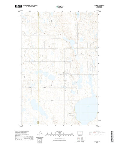 United States Geological Survey Fillmore, ND (2020, 24000-Scale) digital map