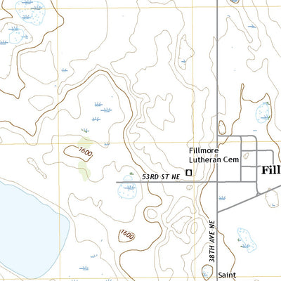 United States Geological Survey Fillmore, ND (2020, 24000-Scale) digital map