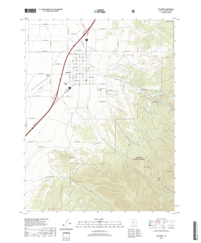 United States Geological Survey Fillmore, UT (2020, 24000-Scale) digital map