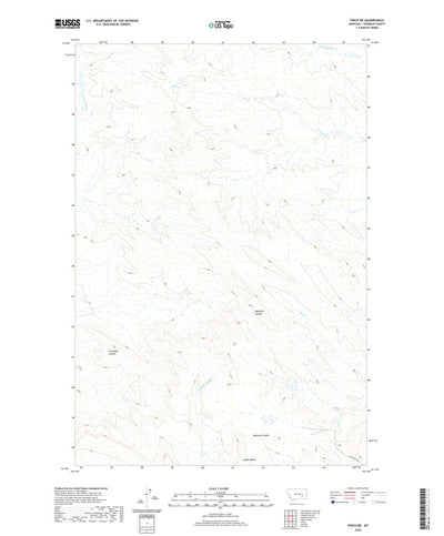 United States Geological Survey Finch NE, MT (2020, 24000-Scale) digital map