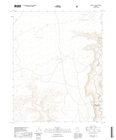 United States Geological Survey Findlay Tank, AZ (2021, 24000-Scale) digital map