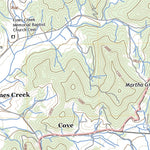 United States Geological Survey Fines Creek, NC (2022, 24000-Scale) digital map