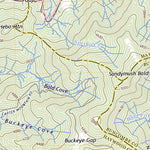 United States Geological Survey Fines Creek, NC (2022, 24000-Scale) digital map