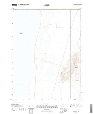 United States Geological Survey Finger Ridge, UT (2020, 24000-Scale) digital map