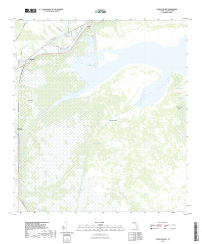 United States Geological Survey Fisheating Bay, FL (2021, 24000-Scale) digital map