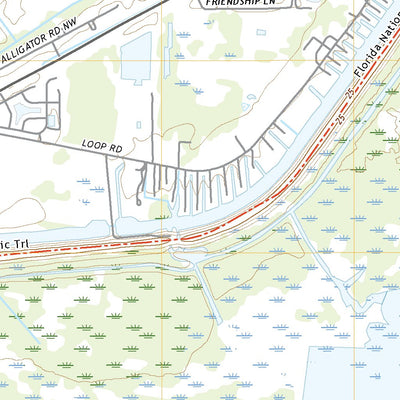 United States Geological Survey Fisheating Bay, FL (2021, 24000-Scale) digital map