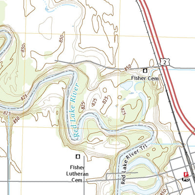 United States Geological Survey Fisher, MN (2022, 24000-Scale) digital map
