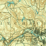 United States Geological Survey Fitchburg, MA-NH (1935, 62500-Scale) digital map