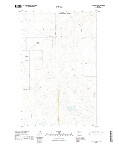 United States Geological Survey Fitzpatrick Lake, MT (2020, 24000-Scale) digital map