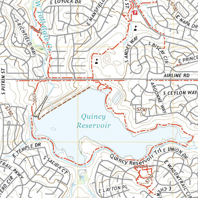 United States Geological Survey Fitzsimons, CO (2022, 24000-Scale) digital map