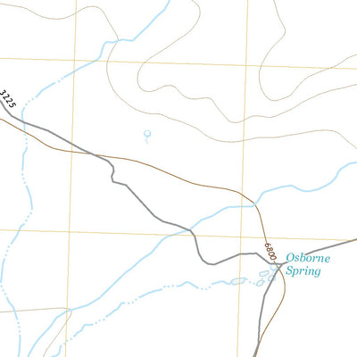 United States Geological Survey Five Fingers Butte, WY (2021, 24000-Scale) digital map