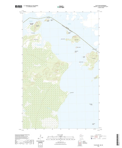 United States Geological Survey Flag Island, MN (2022, 24000-Scale) digital map