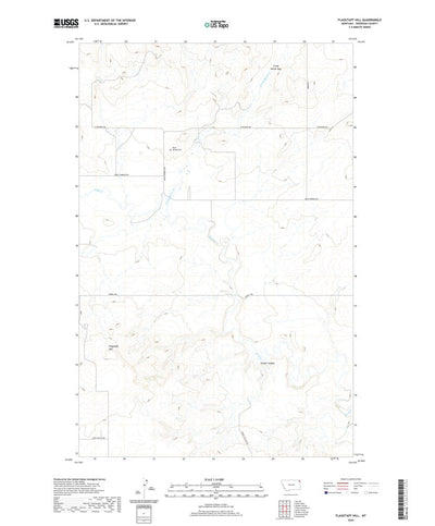 United States Geological Survey Flagstaff Hill, MT (2020, 24000-Scale) digital map