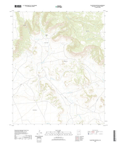 United States Geological Survey Flagstone Mountain, NM (2020, 24000-Scale) digital map
