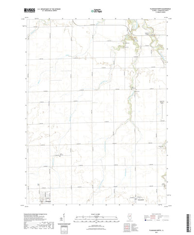 United States Geological Survey Flanagan North, IL (2021, 24000-Scale) digital map