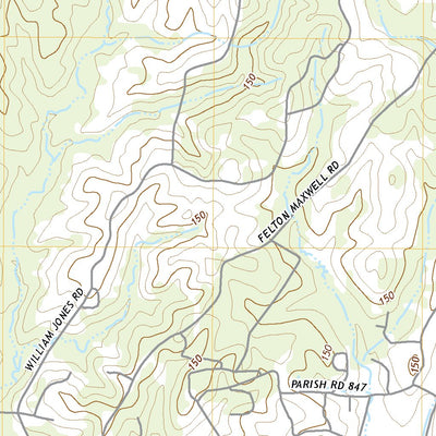 United States Geological Survey Flat Creek, LA (2020, 24000-Scale) digital map
