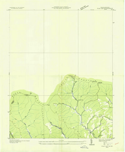 United States Geological Survey Flat Gap, VA-KY (1935, 24000-Scale) digital map