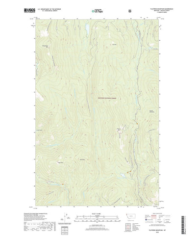 United States Geological Survey Flatiron Mountain, MT (2020, 24000-Scale) digital map