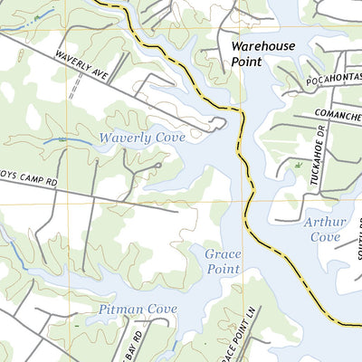 United States Geological Survey Fleets Bay, VA (2022, 24000-Scale) digital map