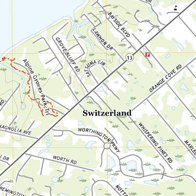 United States Geological Survey Fleming Island, FL (2021, 24000-Scale) digital map