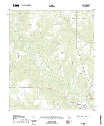 United States Geological Survey Flomaton, AL (2020, 24000-Scale) digital map