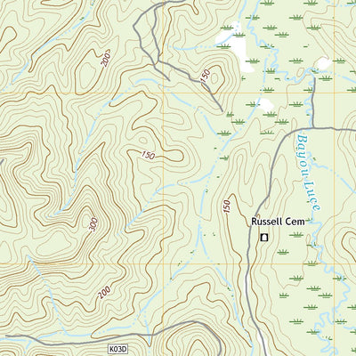 United States Geological Survey Flora, LA (2020, 24000-Scale) digital map