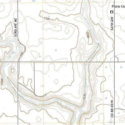 United States Geological Survey Flora, ND (2020, 24000-Scale) digital map
