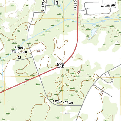 United States Geological Survey Florence East, SC (2020, 24000-Scale) digital map