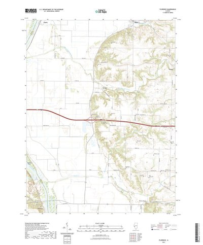 United States Geological Survey Florence, IL (2021, 24000-Scale) digital map