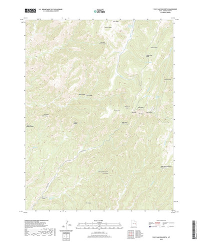United States Geological Survey Floy Canyon North, UT (2020, 24000-Scale) digital map