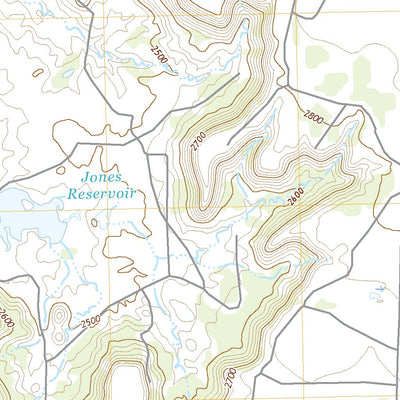 United States Geological Survey Fluvanna, TX (2022, 24000-Scale) digital map