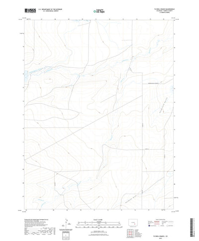 United States Geological Survey Flying A Ranch, CO (2022, 24000-Scale) digital map