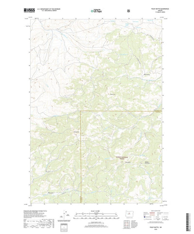 United States Geological Survey Foley Butte, OR (2020, 24000-Scale) digital map