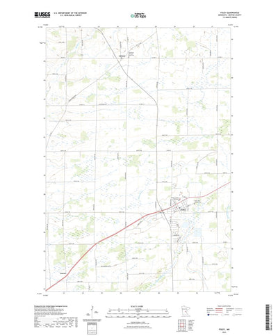 United States Geological Survey Foley, MN (2022, 24000-Scale) digital map